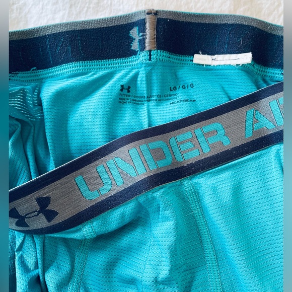 Sz L - UnderArmour - Teal - Athletic Boxer Brief - Lightly Worn - Picture 2 of 4